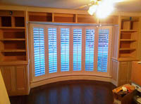 Paint Grade Custom Bookcase in Carrollton Texas