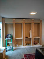Paint Grade Custom Bookcase in Corinth Texas