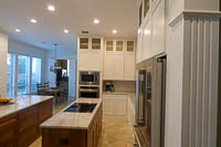 Walnut Custom Kitchen Cabinets in Flower Mound Texas