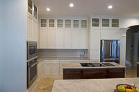 WalnutCustom Kitchen Cabinets in Flower Mound Texas