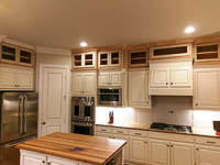 Paint Grade Custom Kitchen Cabinets in Allen Texas