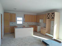 Paint Grade Custom Kitchen Cabinets in Nocona Texas