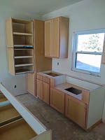 Paint Grade Custom Kitchen Cabinets in Nocona Texas