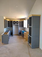 Paint Grade Custom Kitchen Cabinets in Nocona Texas
