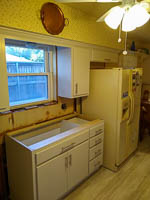 White Painted Custom Kitchen Cabinets in Denton Texas