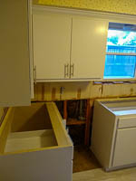 White Painted Custom Kitchen Cabinets in Denton Texas