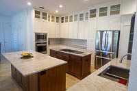 WalnutCustom Kitchen Cabinets in Flower Mound Texas