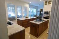 WalnutCustom Kitchen Cabinets in Flower Mound Texas