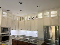 White Custom Kitchen Cabinets in Flower Mound Texas