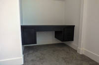 Black Custom Home Office Desk in Frisco Texas